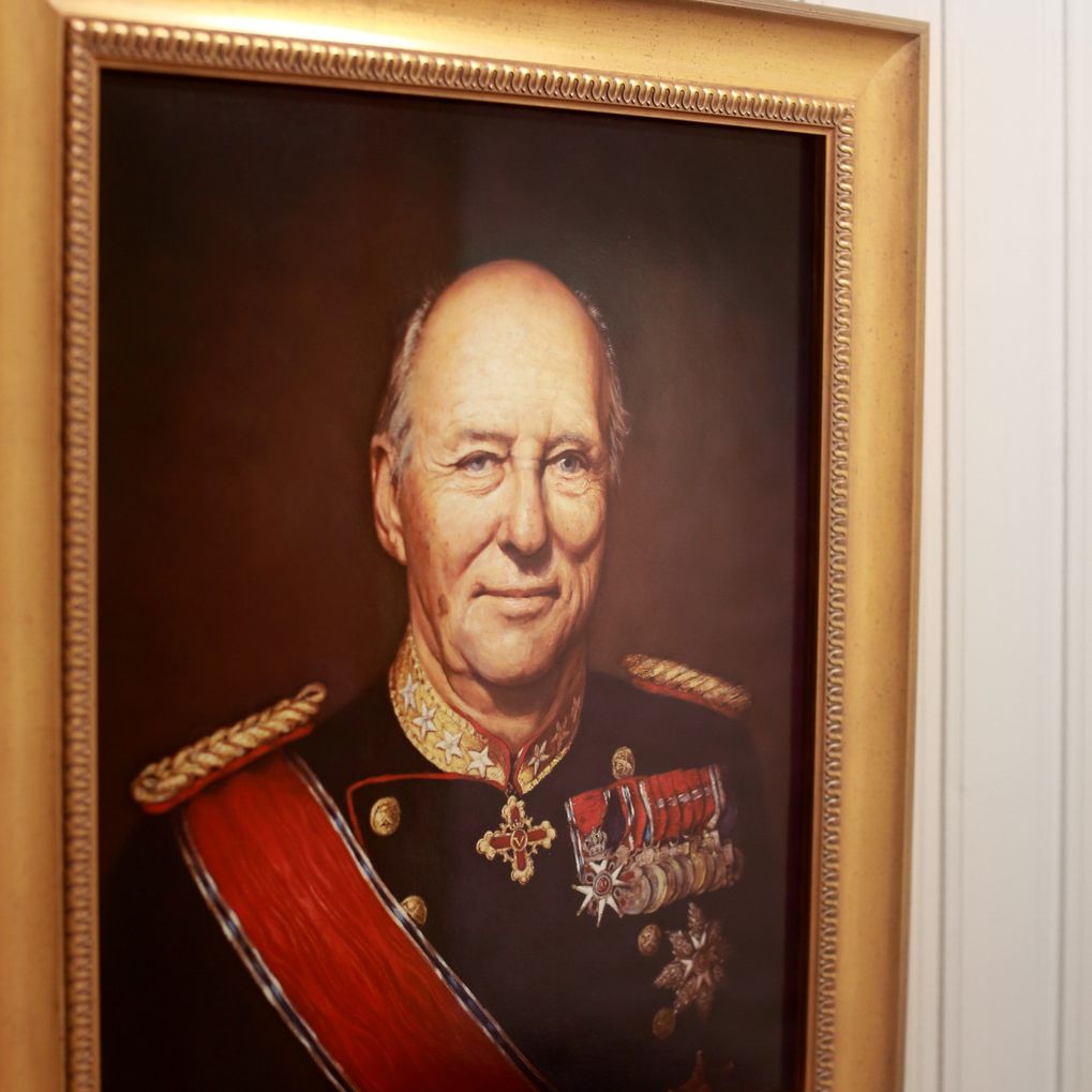 Kongesuite bilde av kongen