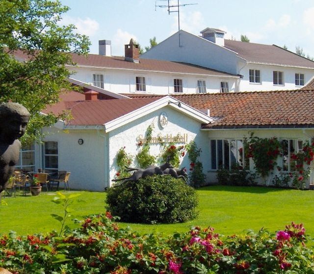 The hotel park