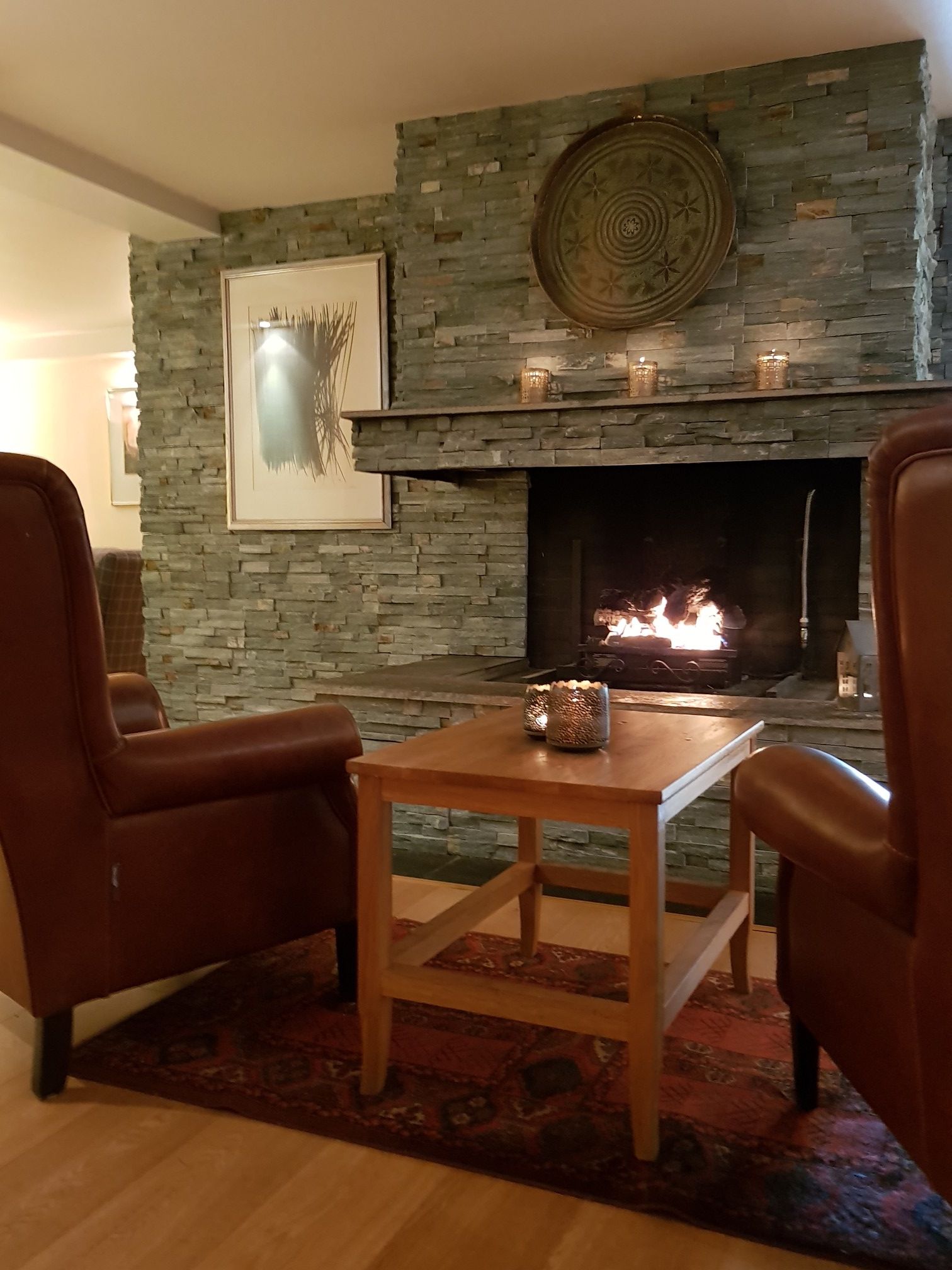 The fireplace lodge