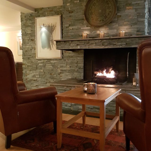 The fireplace lodge