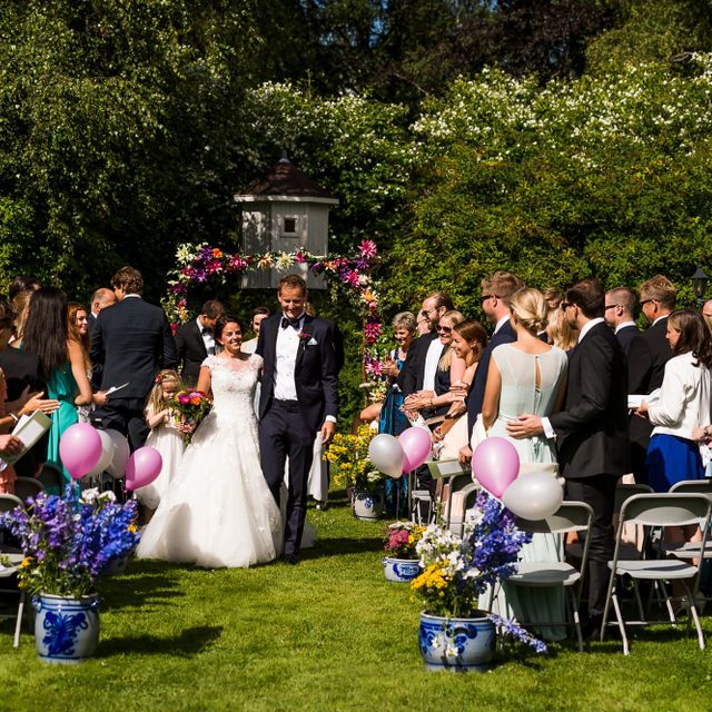 Outside wedding
